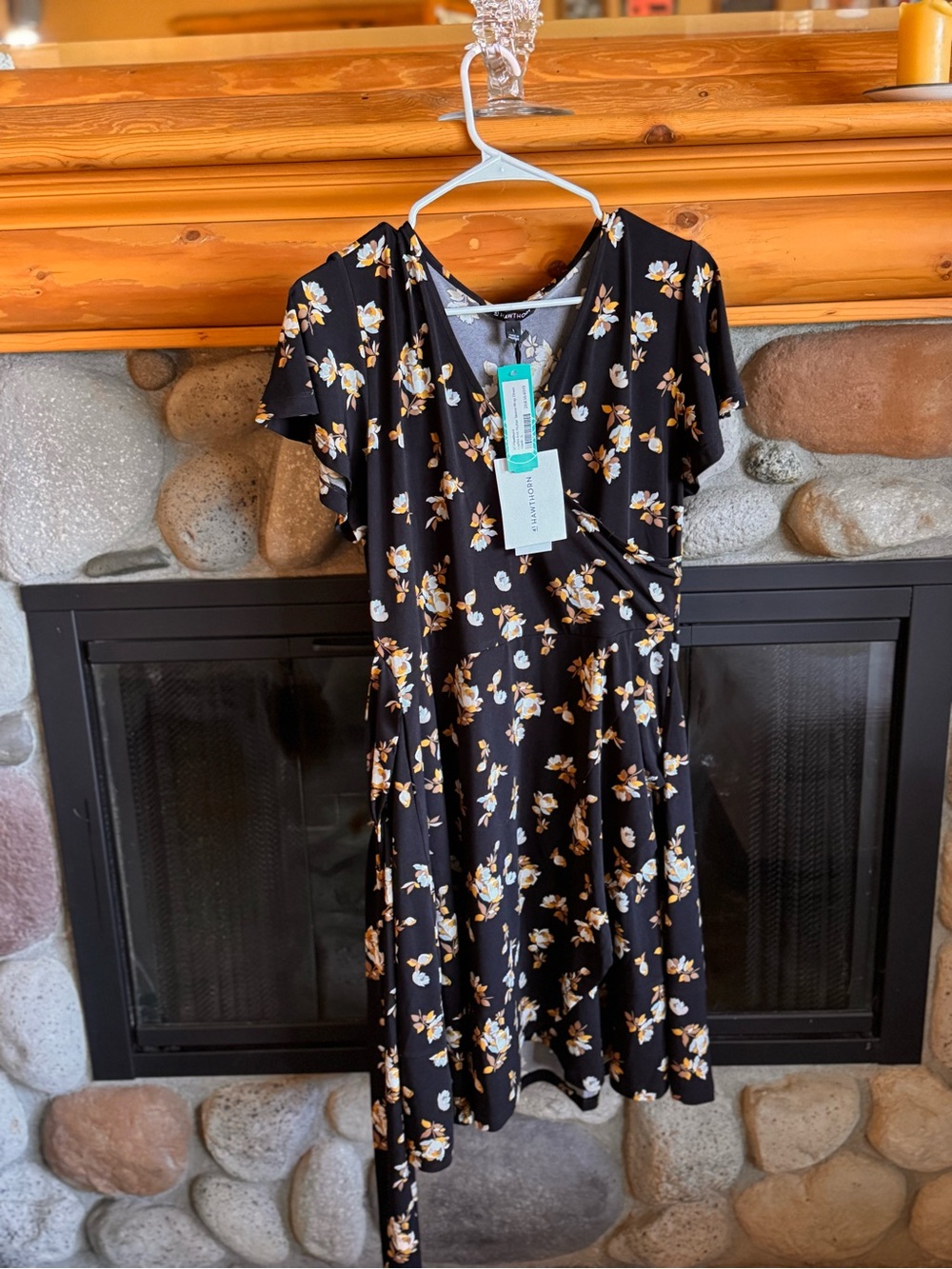 Black Floral Dress